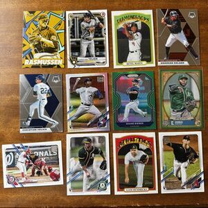 2021 Baseball 12 Card Lot NM Marte Yelich Bieber Refractor Pearson RC Ref Soto